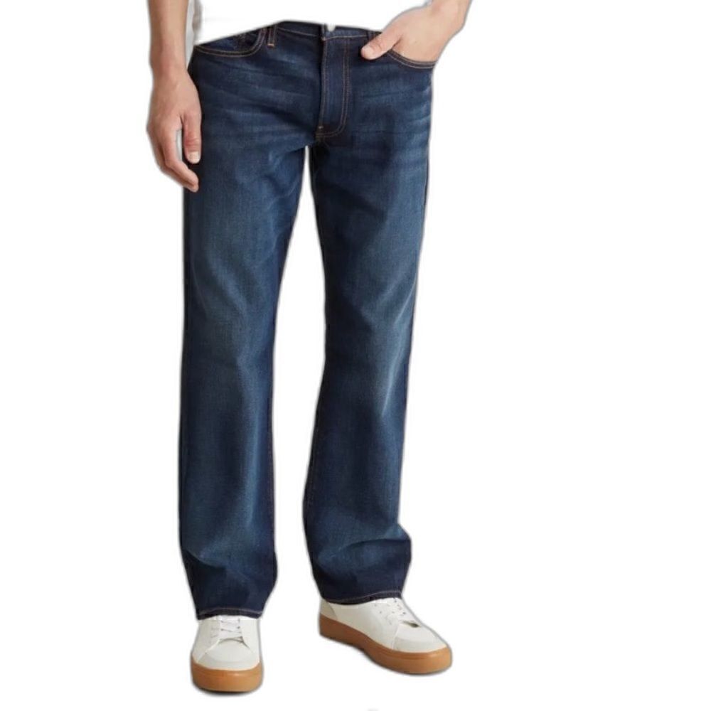 34x30 Lucky Brand Vintage Straight Jeans Men’s 34 SHORT Blue - Ol Cayman
